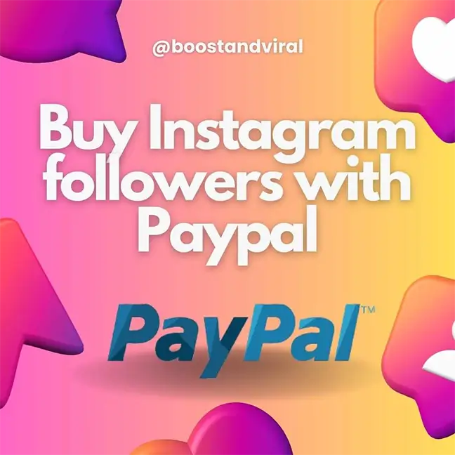 Buy Instagram followers with Paypal